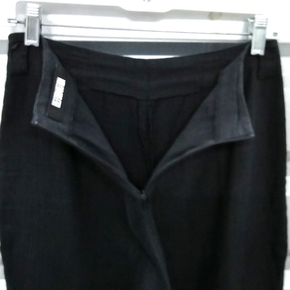 Reformation High-Rise Linen Blend Cropped Capri Coulatte Pants - Picture 5 of 7